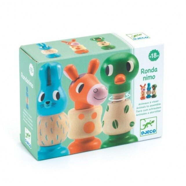 Djeco Schroefdieren Rondamino 18mnd+ | Speel je wijs