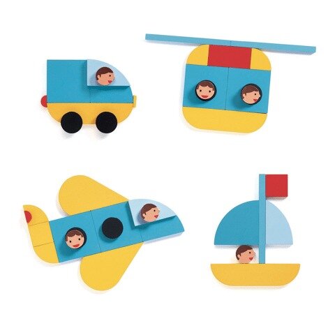 Djeco Constructiespel - Ze Geo Vroom 3+ | Speel je Wijs