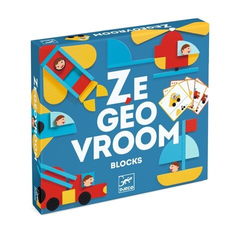Djeco Constructiespel - Ze Geo Vroom 3+ | Speel je Wijs