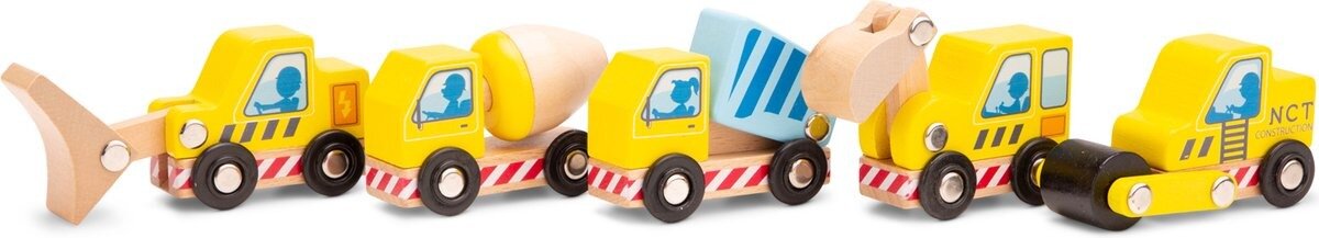 New Classic Toys Kleine Bouwvoertuigen 18mnd+  | Speel je Wijs