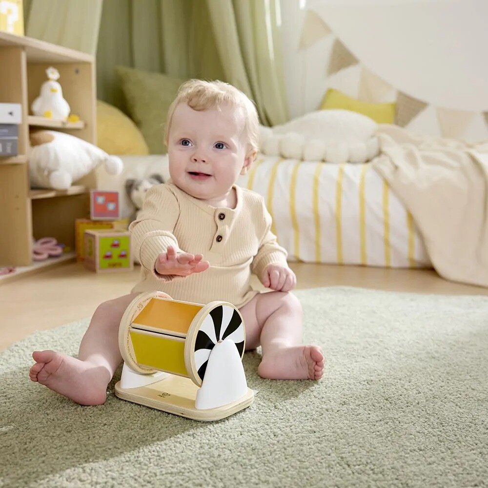 Hape Spinning Drum with Mirror | Speel je Wijs