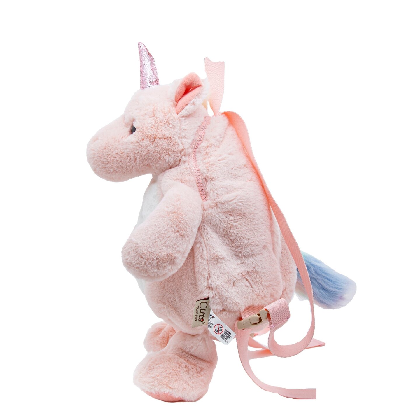 Cute by Felix&nbsp;Knuffel Rugzak - Unicorn Pink | Speel je Wijs