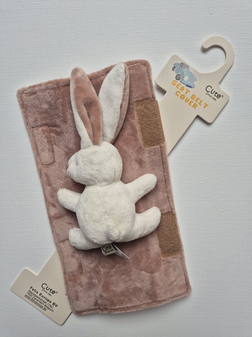 Cute by Felix&nbsp;Pluche Autoriem Houder - Konijn | Speel je Wijs