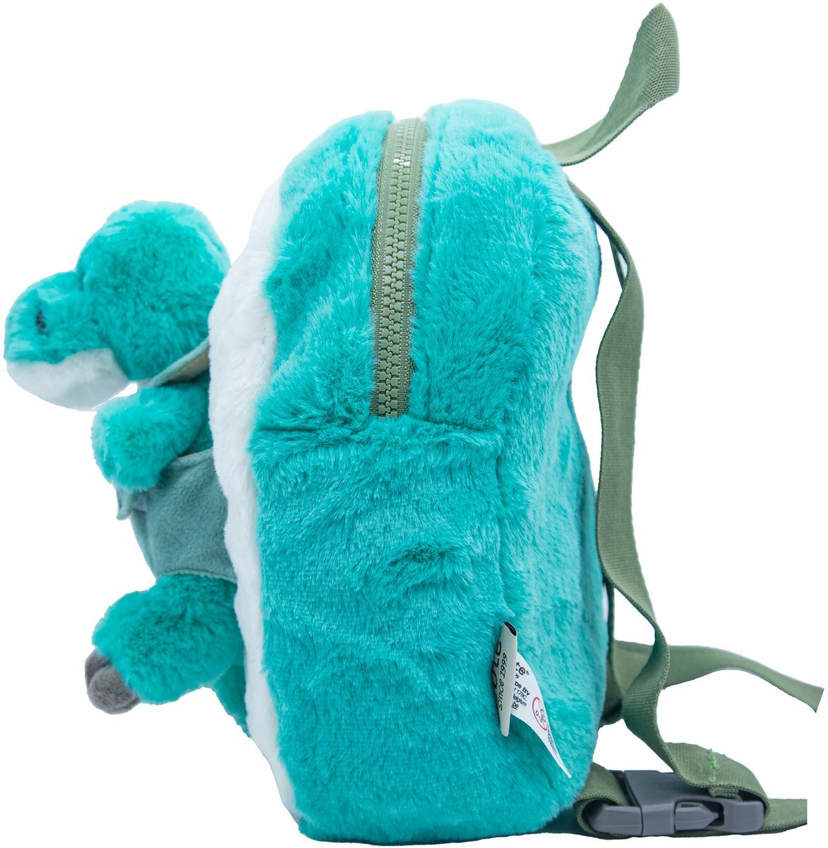 Cute by Felix&nbsp;Knuffel Rugzak met Knuffeltje&nbsp;- Turquoise | Speel je Wijs