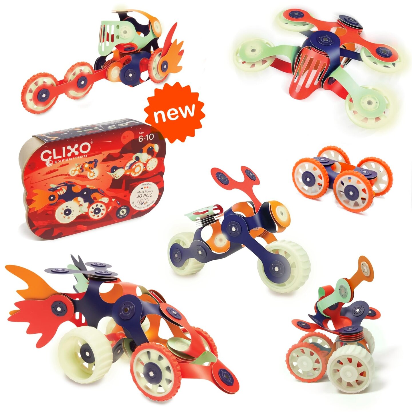 Clixo Expedition Pack - Mars Rovers | Speel je Wijs