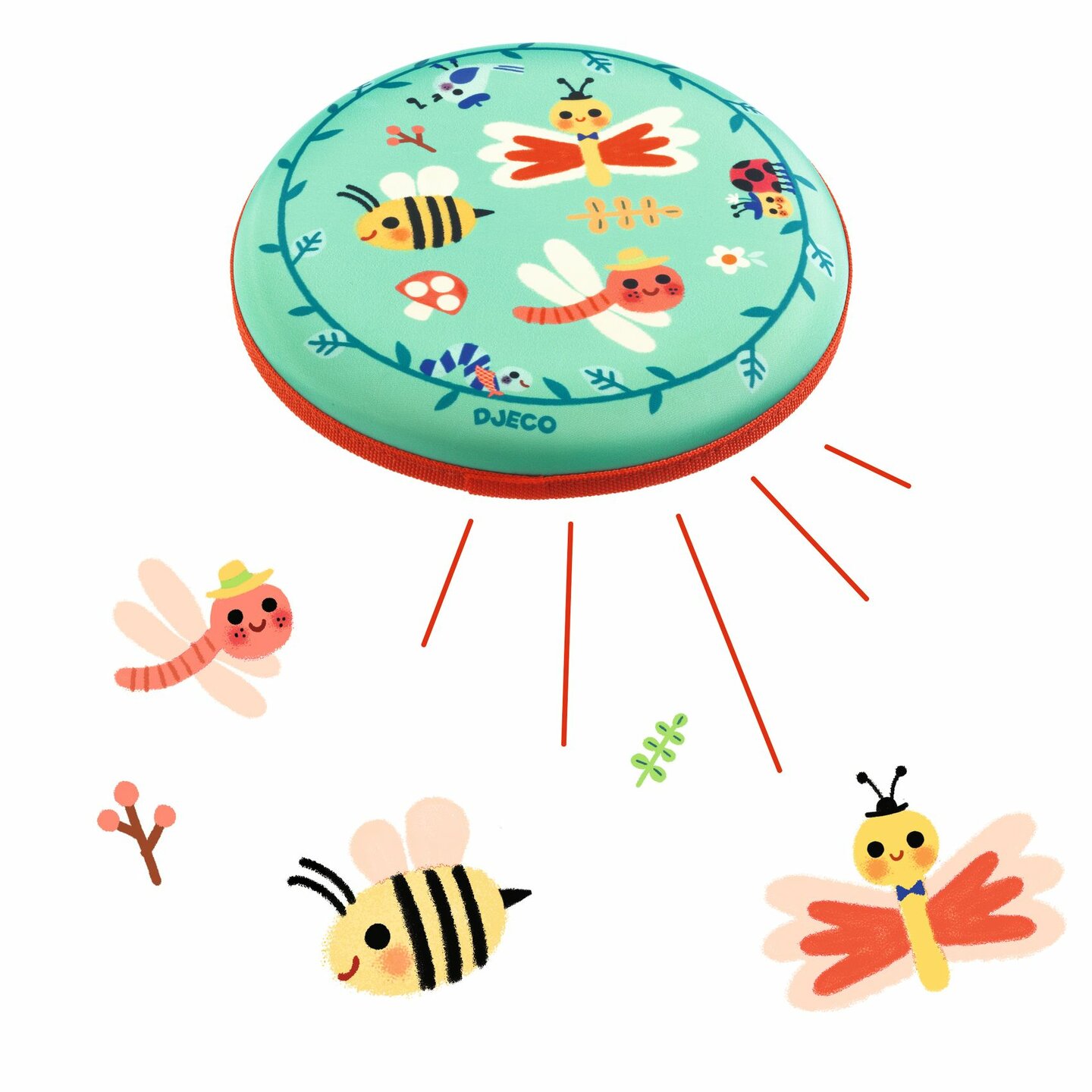 Djeco Frisbee Flying Bugs | Speel je Wijs