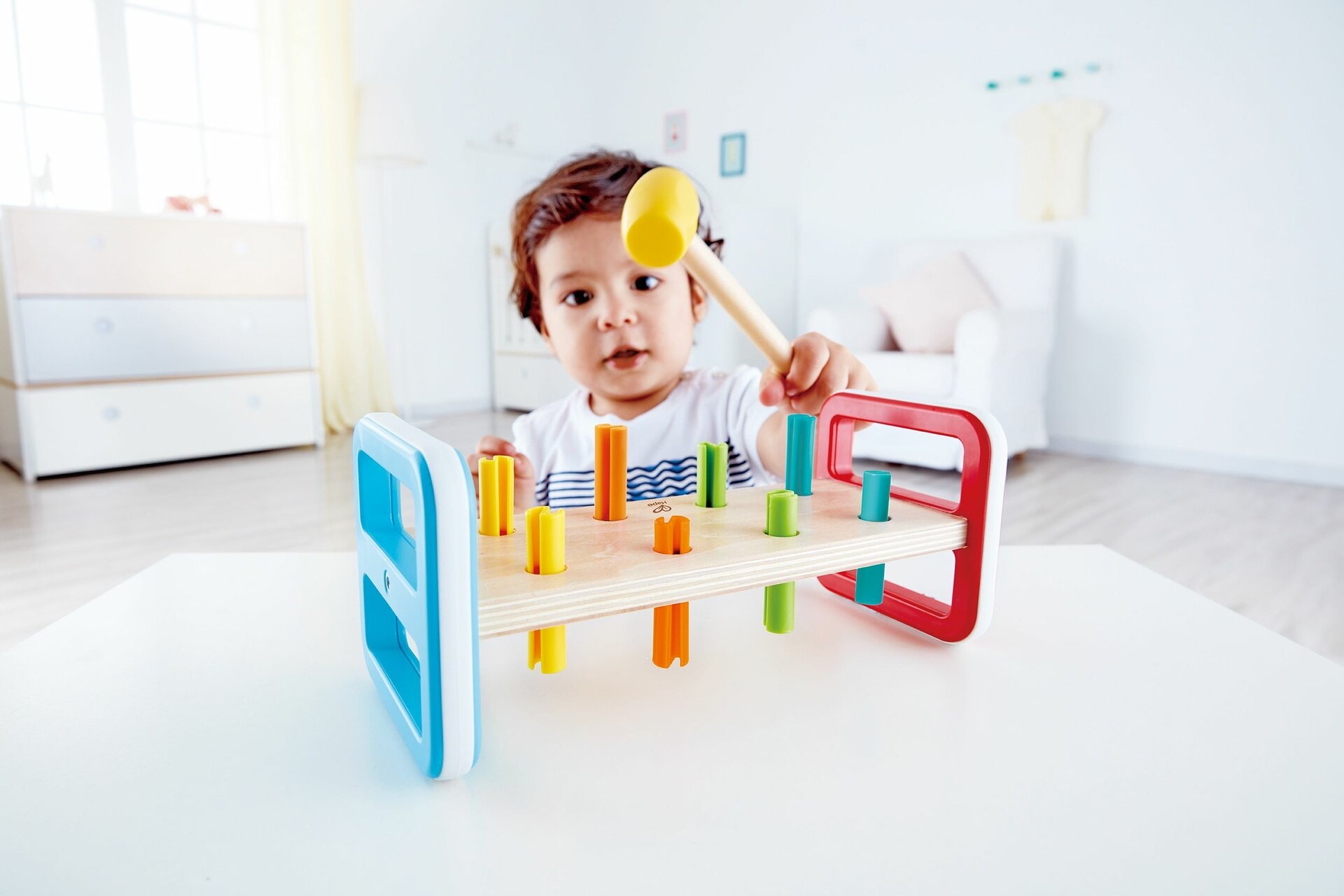 Hape Hamerbank Regenboog 1+ | Speel je Wijs