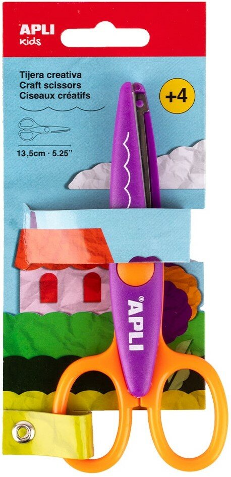 Apli Patroonschaar / Kartelschaar Oranje en Paars | Speel je Wijs