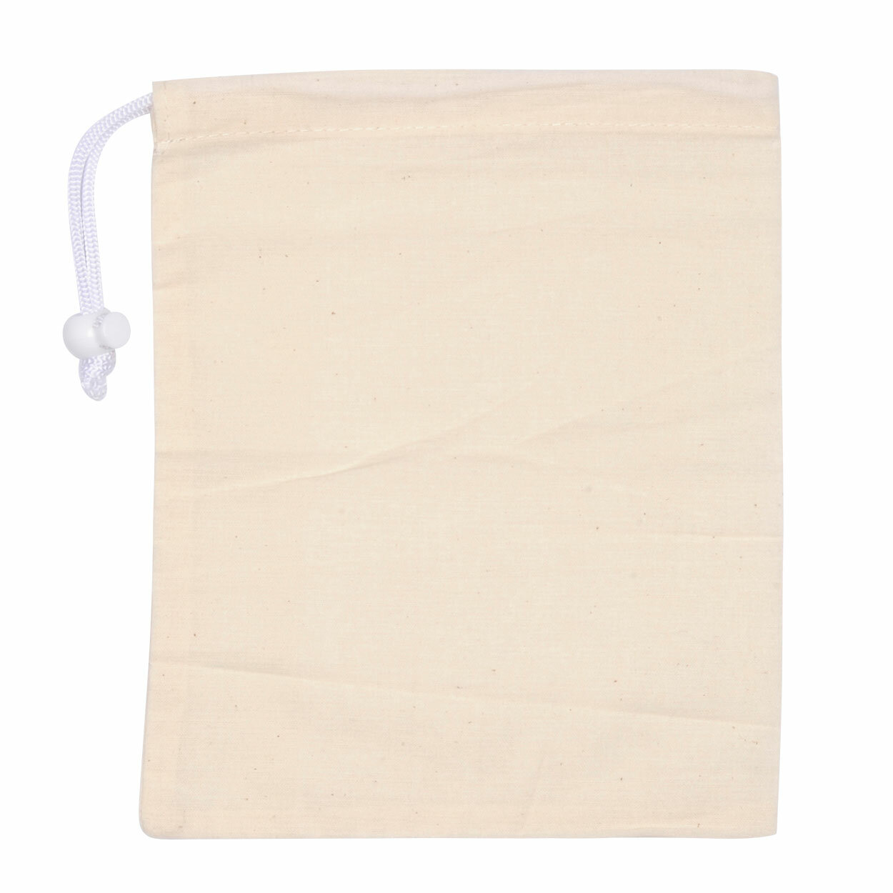 CC Hobby - Katoenen Knikkerzak - 21x25cm - Naturel | Speel je Wijs