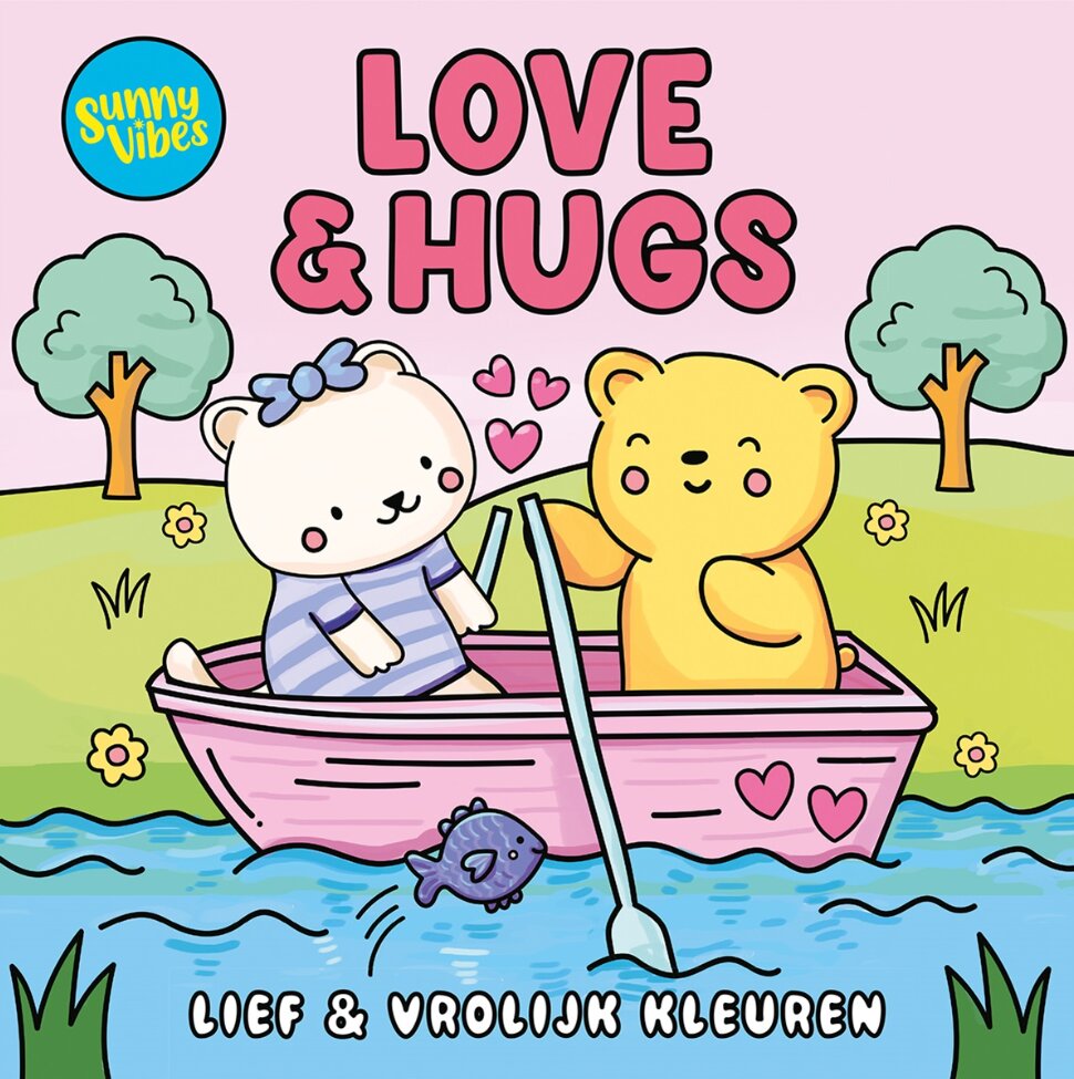Lantaarn Kleurboek Sunny Vibes - Love &amp; Hugs | Speel je Wijs