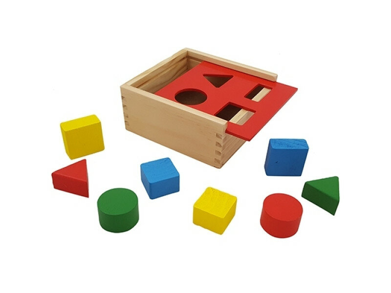 Playwood Houten Rode Vormenstoof 1+ | Speel je Wijs