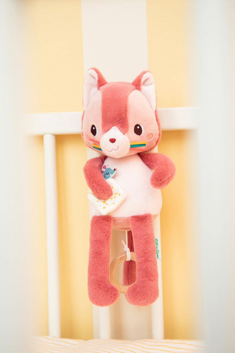 Lilliputiens Muziekknuffel Glow in the Dark - Jeanne de Kat | Speel je Wijs