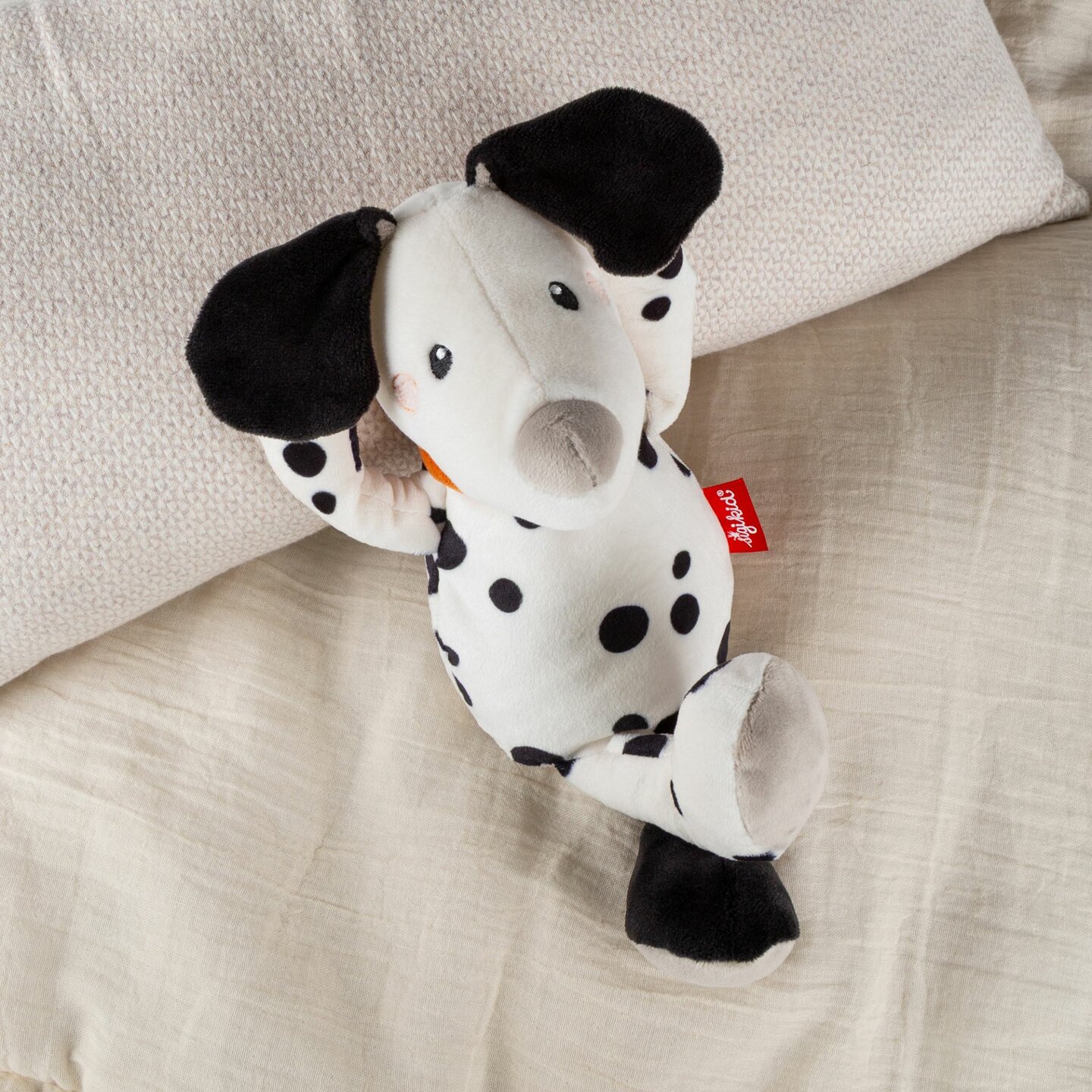Sigikid Dots &amp; Lights Knuffelhond - Dalmati&euml;r Dotson 33cm | Speel je Wijs