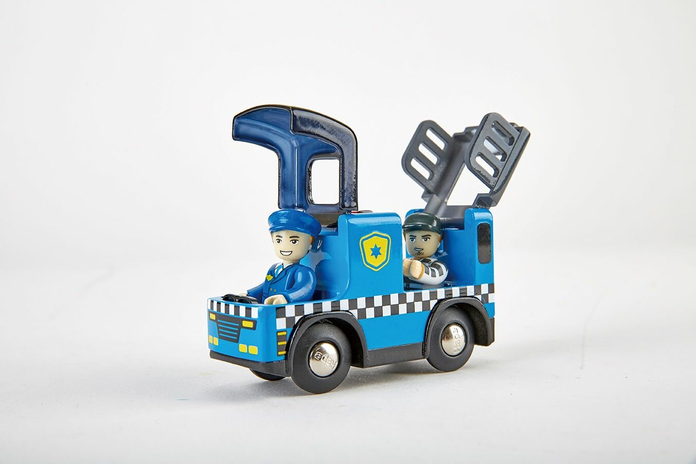 Hape Treinbaan - Politiewagen met Sirene | Speel je Wijs