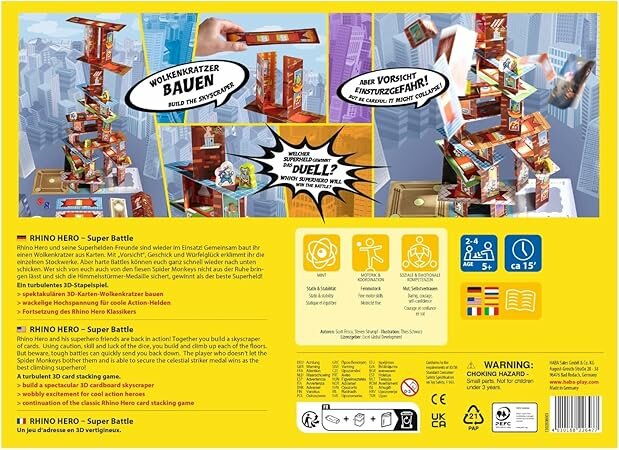 Haba Bordspel Rhino Hero - Super Battle 5+ | Speel je Wijs