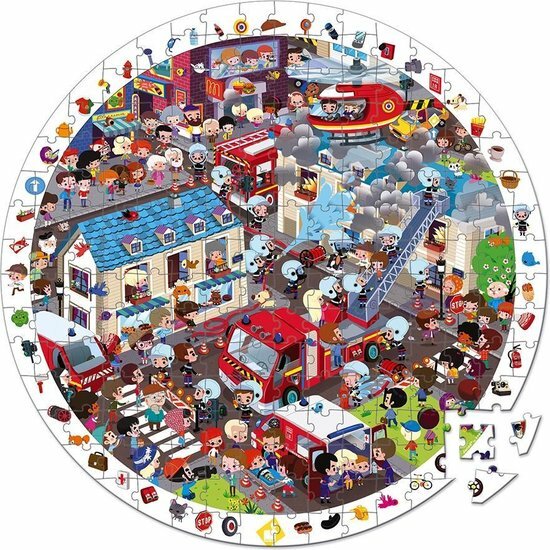 Janod Zoekpuzzel Brandweer 6+ | Speel je Wijs