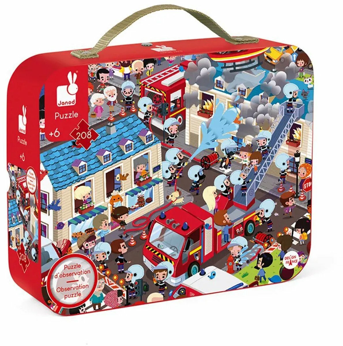 Janod Zoekpuzzel Brandweer 6+ | Speel je Wijs