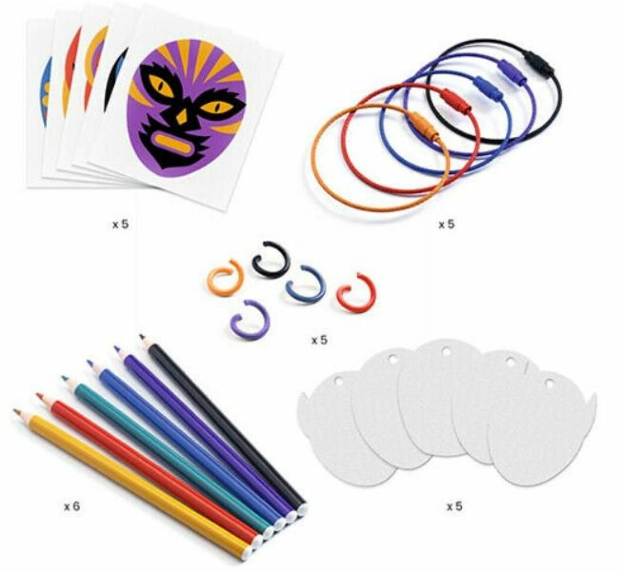 Djeco Knutselpakket Sleutelhangers - Wrestler Keyring 6-10 jaar | Speel je Wijs