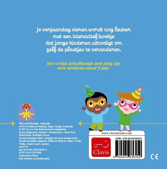 Clavis Mijn schuifboekje - Jarig Zijn 1+| Speel je Wijs