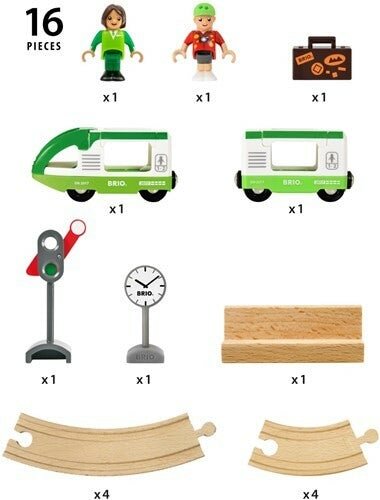 Brio houten Treinbaan - Cirkelvormige Treinset - 33847 | Speel je Wijs