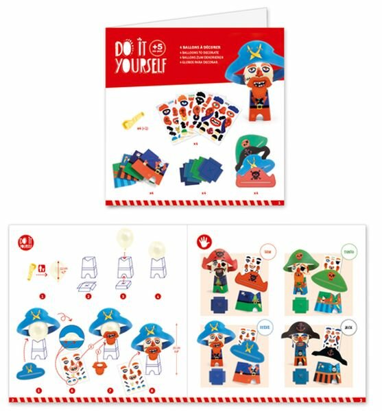 Djeco Knutselpakket - Grappige Piraten 5+ | Speel je Wijs