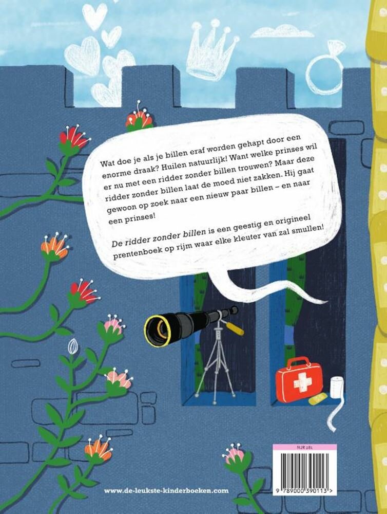 Unieboek Kartonboek - De ridder zonder Billen 2+| Speel je Wijs