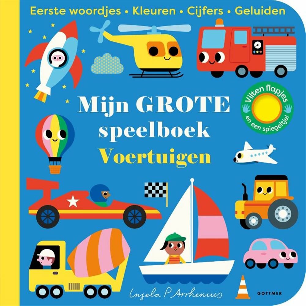 Gottmer Kartonboek - Mijn grote speelboek Voertuigen 2+ | Speel je Wijs