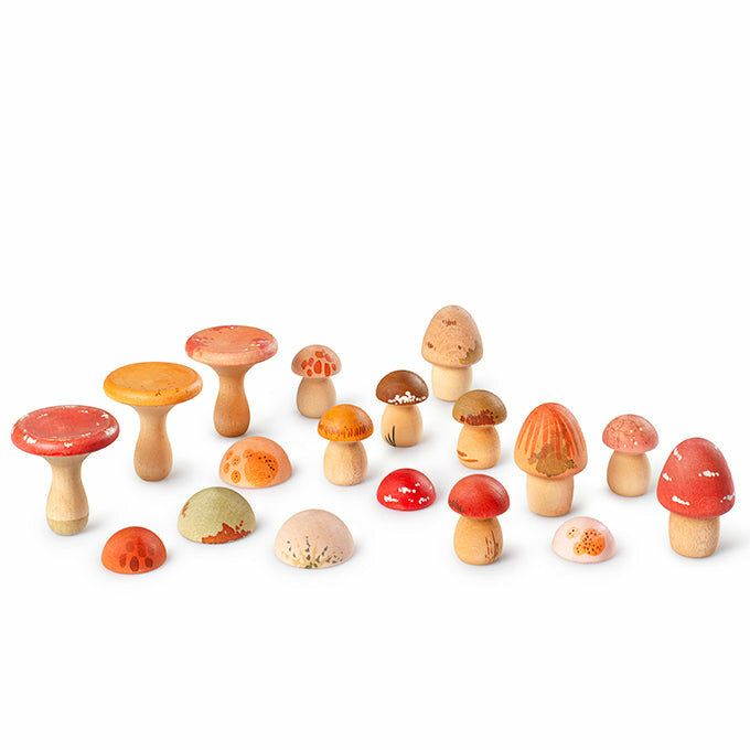 Grapat houten Speelset - Mushroom Grove | Speel je Wijs