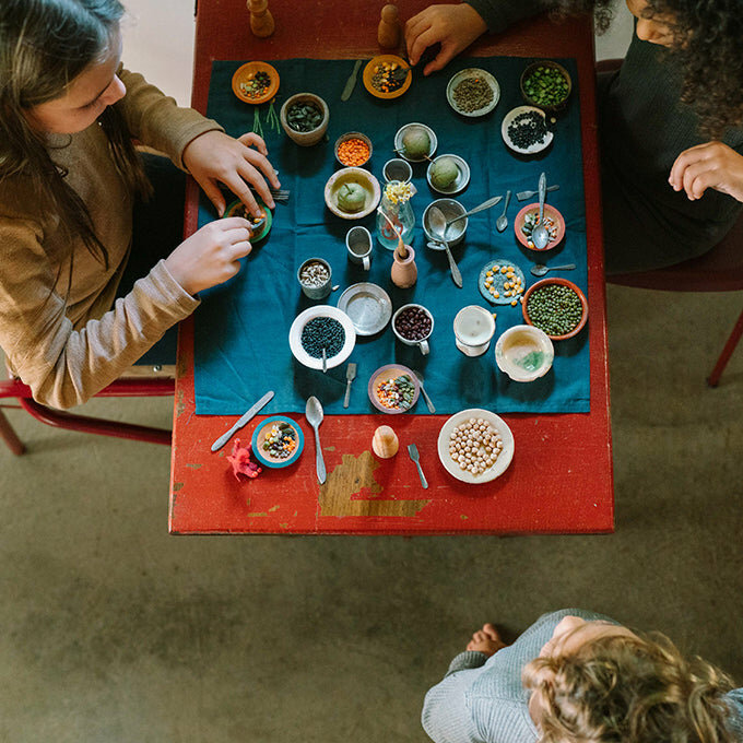 Grapat houten Speelset - Dishes | Speel je Wijs