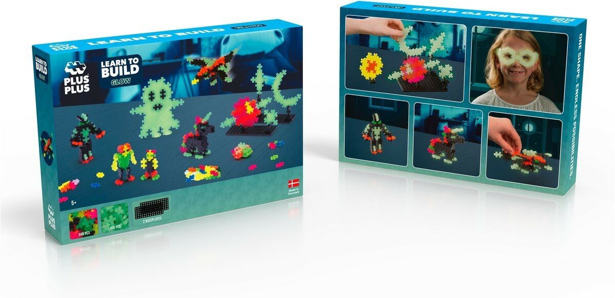 Plus Plus -  Learn to Build Glow 500 stuks | Speel je Wijs