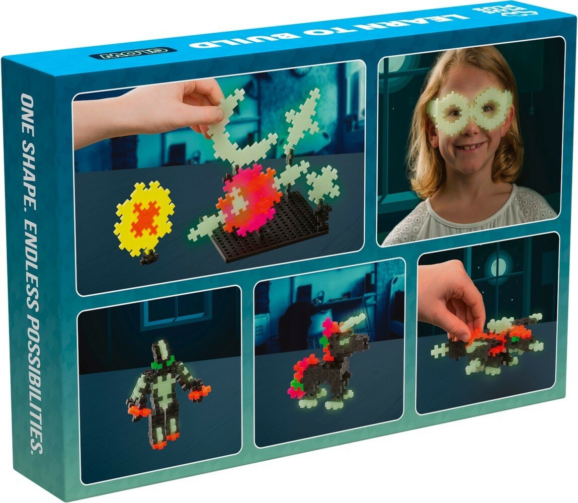 Plus Plus -  Learn to Build Glow 500 stuks | Speel je Wijs