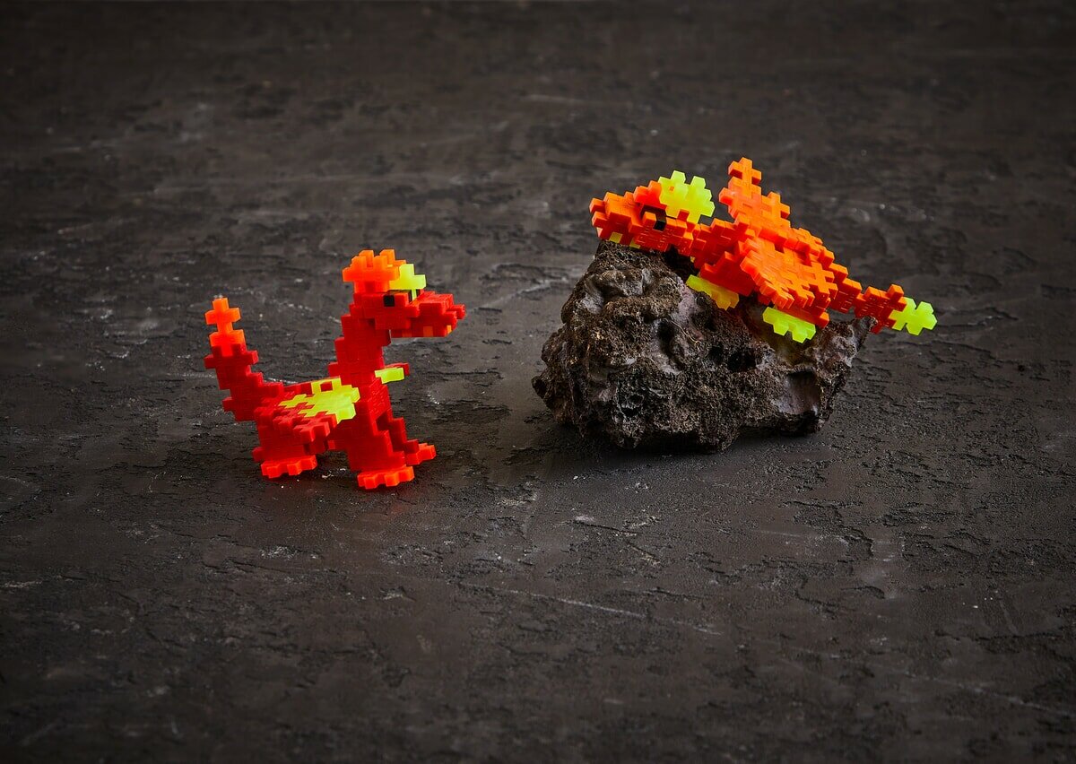 Plus Plus Fire Dragons 100 stuks - Tube | Speel je Wijs