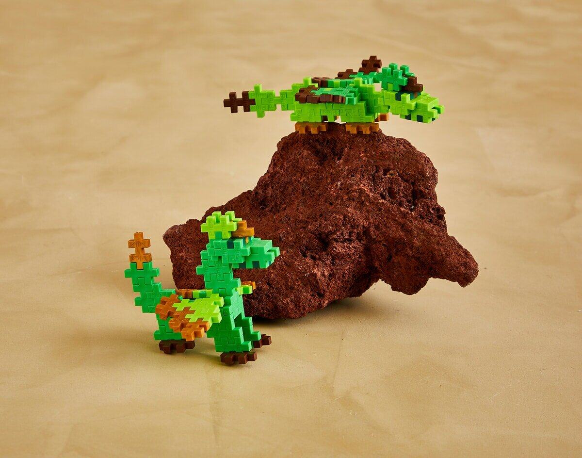 Plus Plus Earth Dragons 100 stuks - Tube | Speel je Wijs 