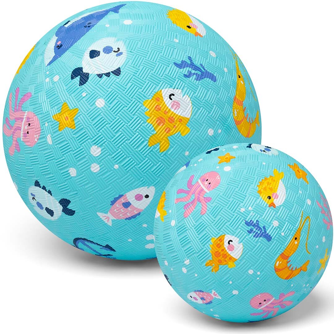Little L Rubber Bal - Sea Small 13cm | Speel je Wijs