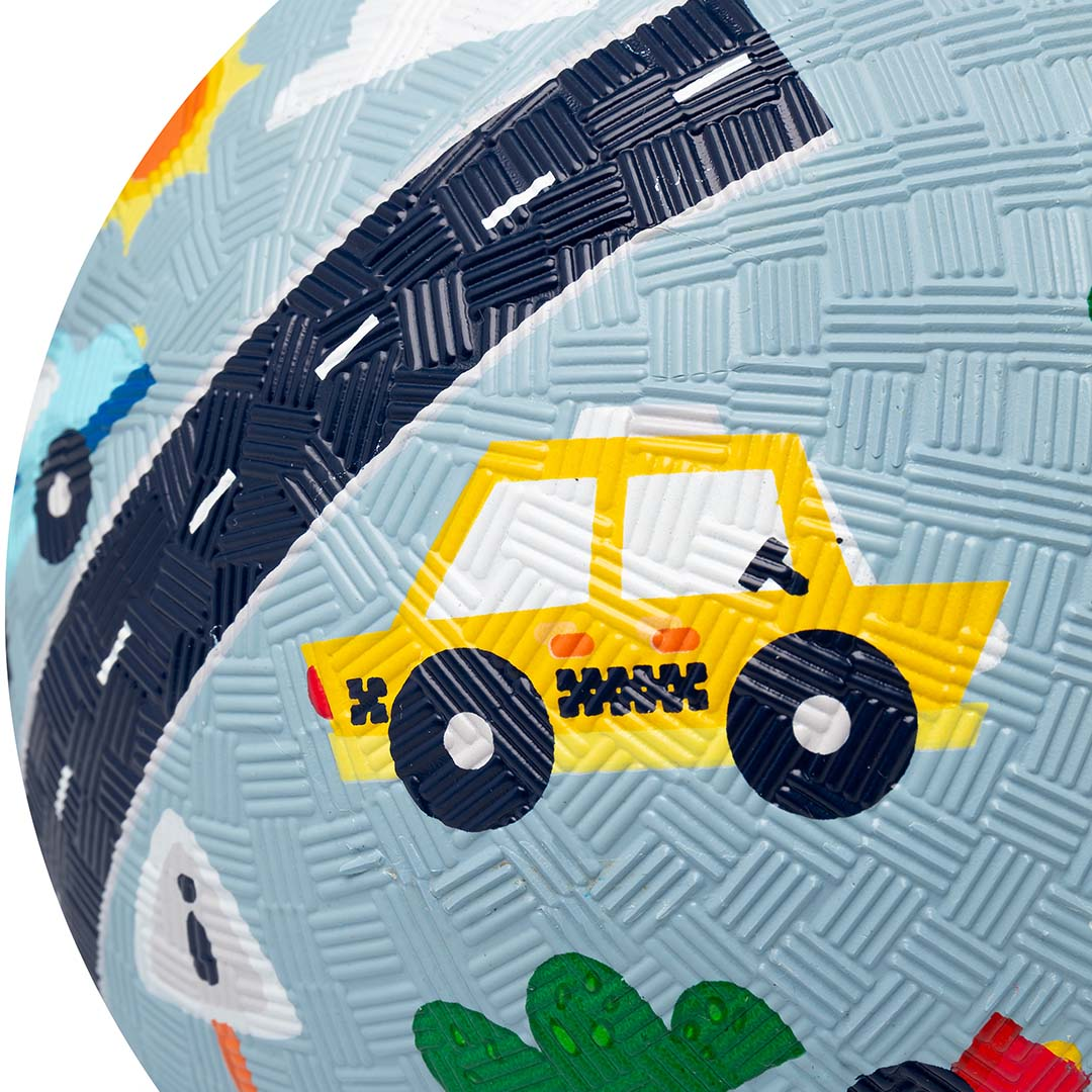 Little L Rubber Bal - Cars Small 13cm | Speel je Wijs