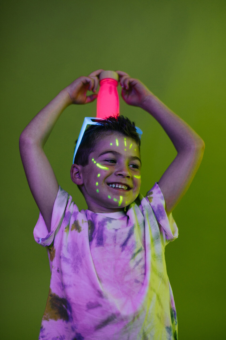 Petit Boum Sensorische fles - Float Bottle Pink Fluor | Speel je Wijs