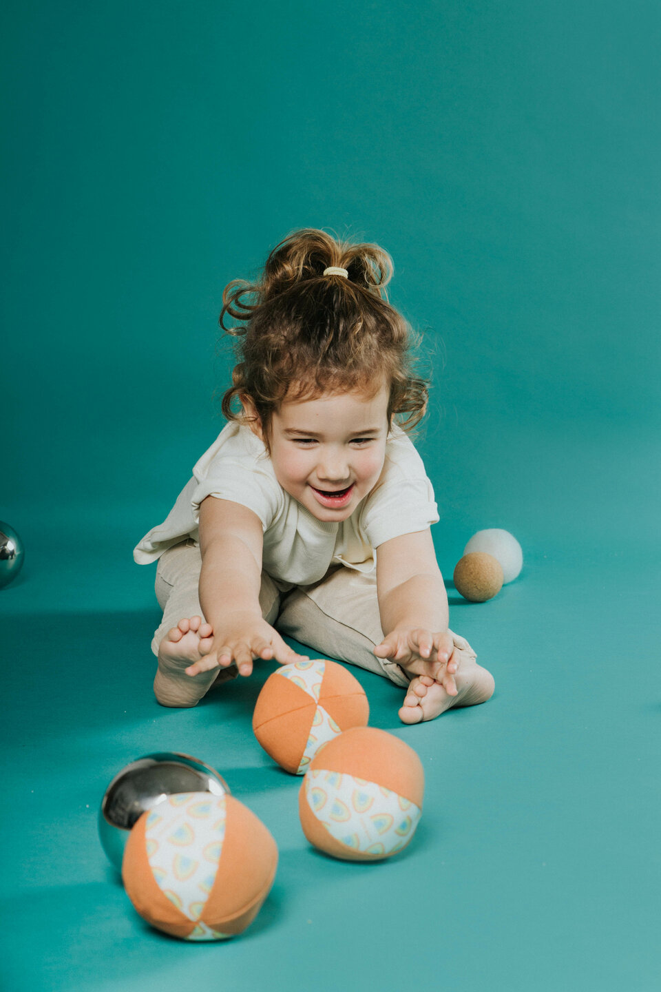 Petit Boum &ndash; Set van 5 Sensorische Ballen | Speel je Wijs