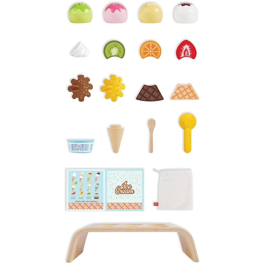 Hape Ijs Speelset Creamy Dreamy Ice Cream Corner | Speel je Wijs