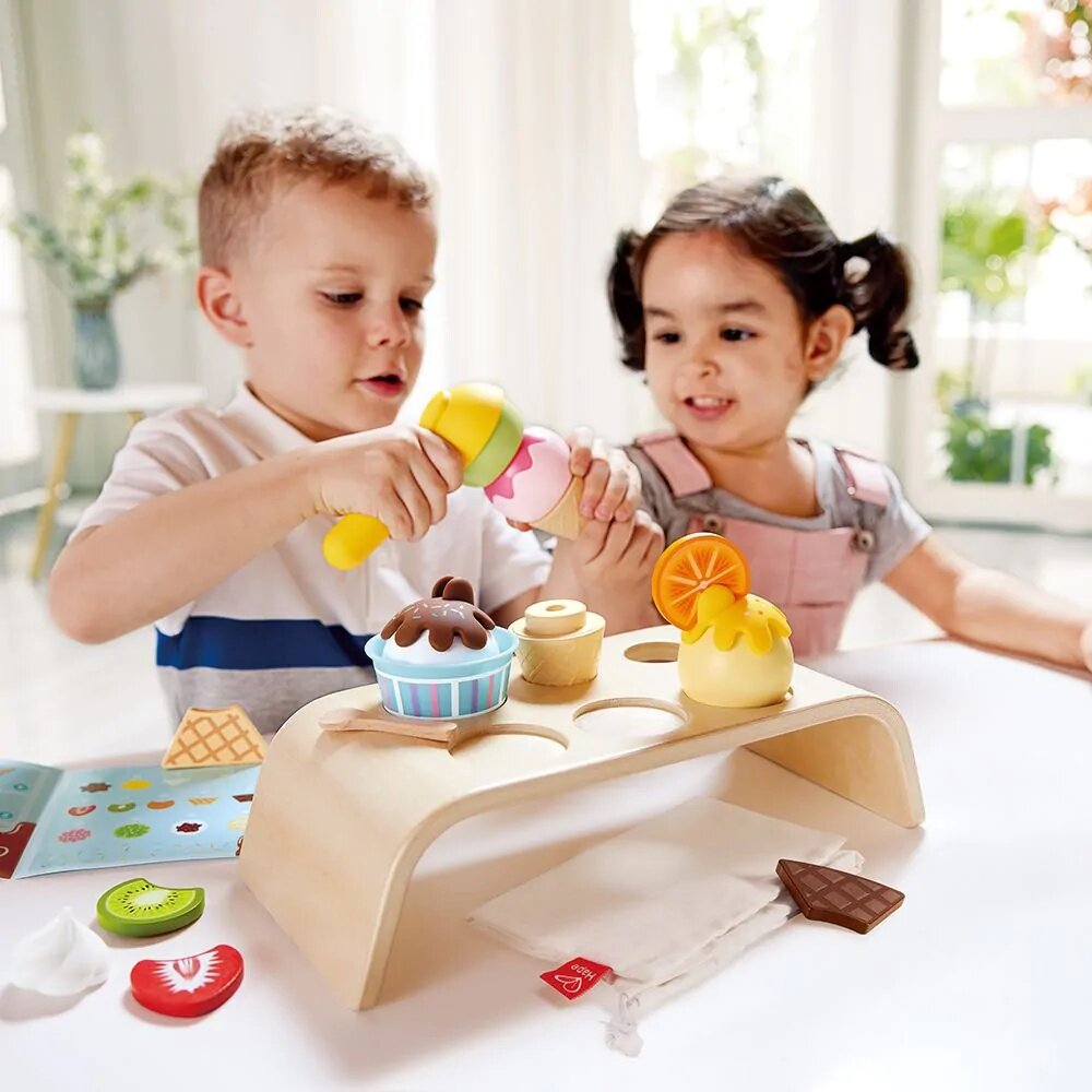 Hape Ijs Speelset Creamy Dreamy Ice Cream Corner | Speel je Wijs