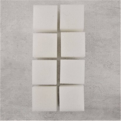 Foam Blokken Eco Foam- 5x5x5 cm - 8 Pieces