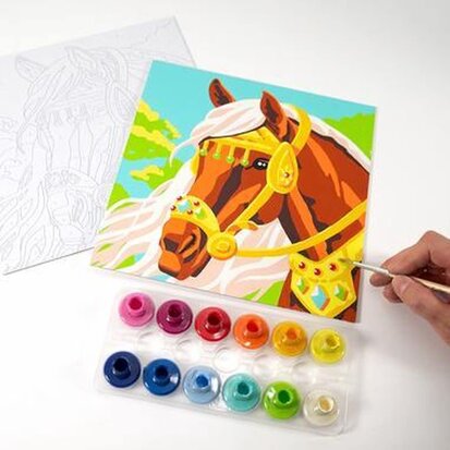 Colorizzy Schilder op Nummer-Paard 6+