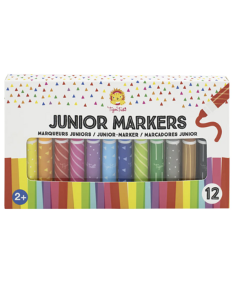 Tiger Tribe-Junior Markers (12 stuks)