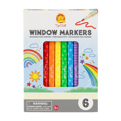 Tiger Tribe-Window Markers (8 kleuren)