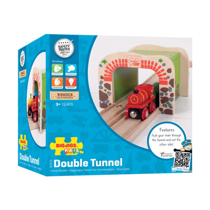 Bigjigs Rail Dubbele Tunnel
