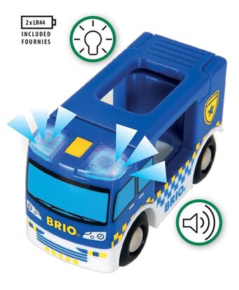 Politiewagen met licht en geluid