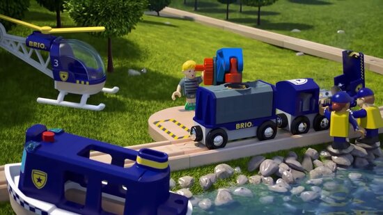 Politiewagen met licht en geluid