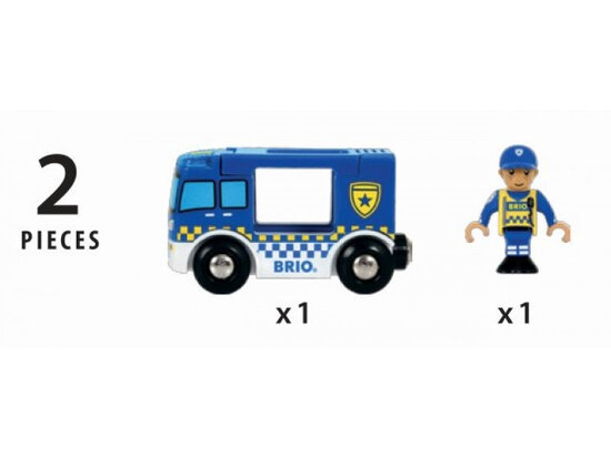 Politiewagen met licht en geluid
