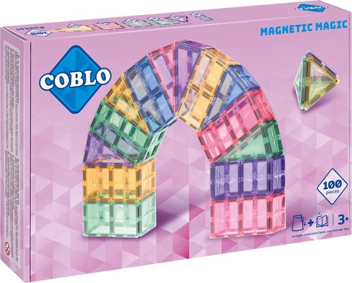 Coblo-Pastel 100st. Magnetisch speelgoed