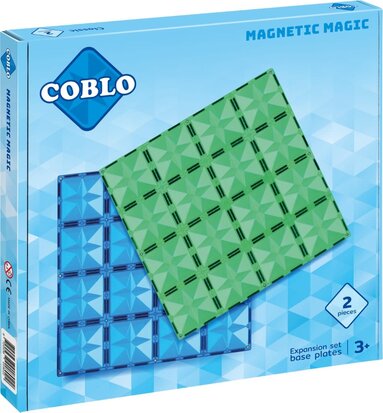 Coblo Classic Basisplaten 2 st. Magnetisch speelgoed