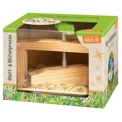 Moses-Bloemenpers Expeditie Natuur junior 22 x 15,5 hout
